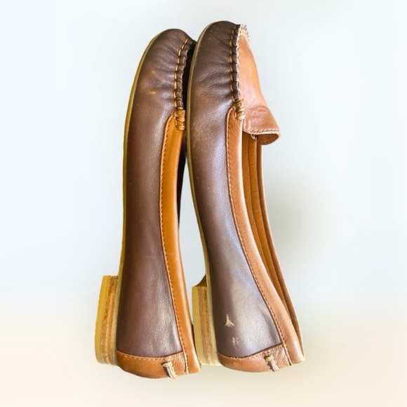 Lucky Brand Brown Leather Flats Size 9M - Picture 5 of 5